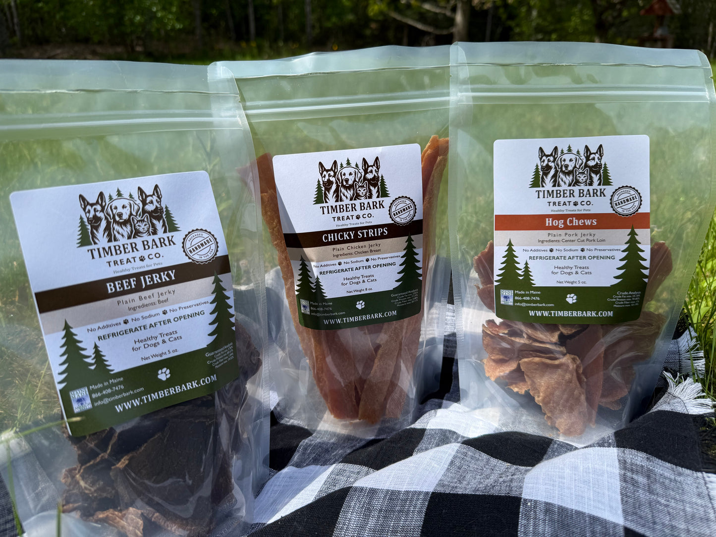 Chicky Strip, Beef Jerky & Hog Chews Bundle