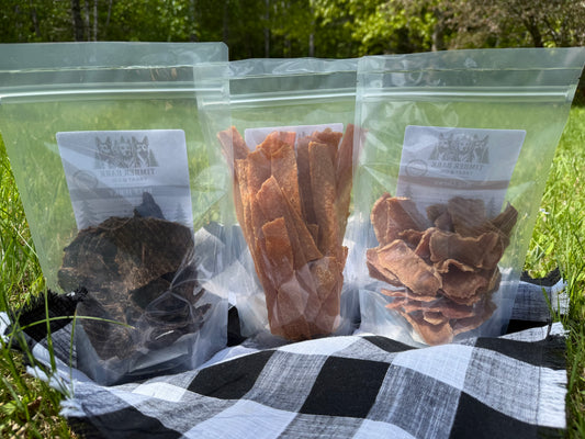 Chicky Strip, Beef Jerky & Hog Chews Bundle